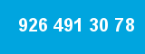 926 491 30 78 926 491 30 78